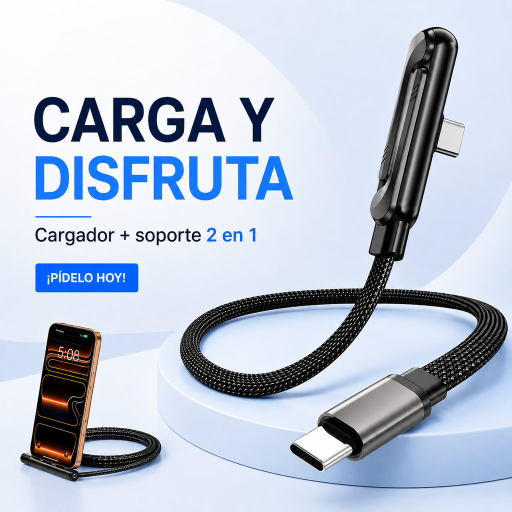 ¿Cansado de tener tu celular tirado mientras carga?
