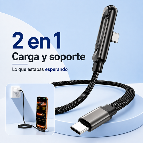 ¿Cansado de tener tu celular tirado mientras carga?